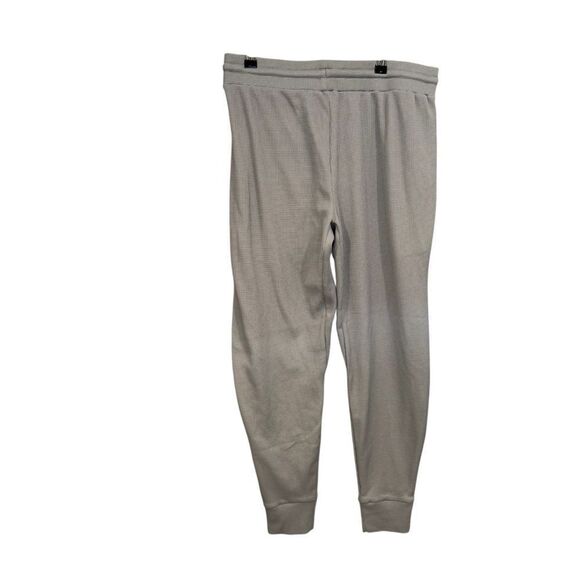 Tommy John Lounge Waffle Limestone Gray Men’s Joggers Size Medium - Picture 2 of 3